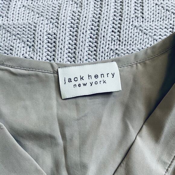 Vintage Jack Henry tan scrubtop - Picture 3 of 6